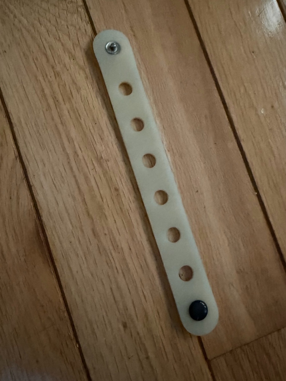 Neutral Ivory Silicone snap on bracelet for Croc charms